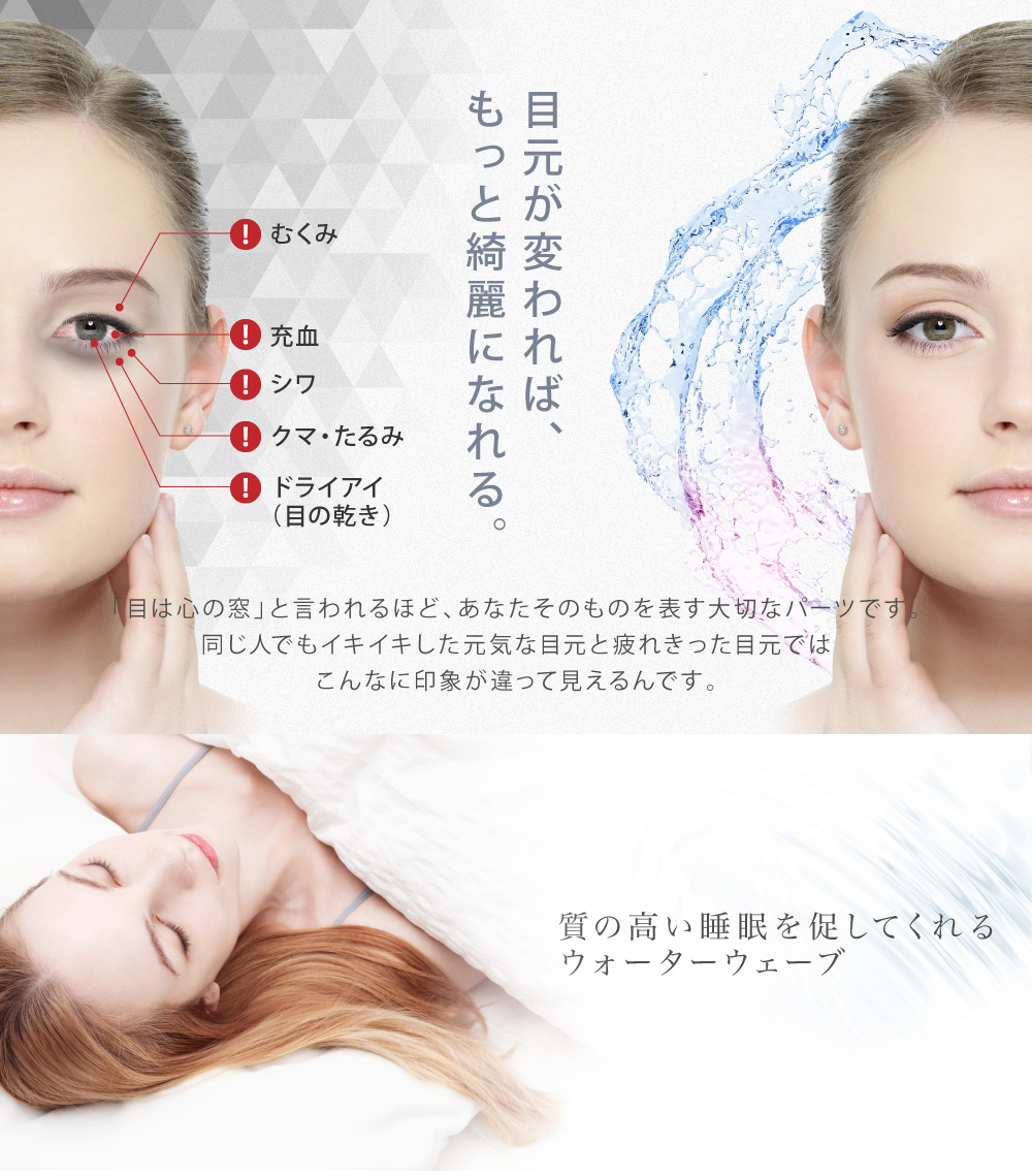 ウォーターアイマスク（Water Eye Mask）／SYNCA | アルゴグローバル